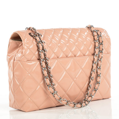 Chanel Vinyl Quilted In The Business Flap Bag Pink 3 of 9