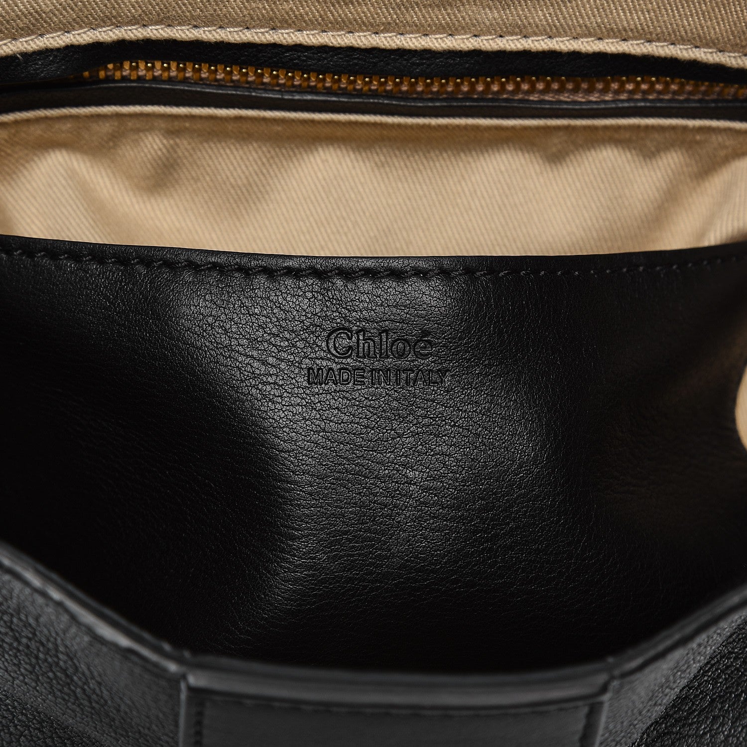 Chloe Lambskin Small Lexa Shoulder Bag Black 7 of 9
