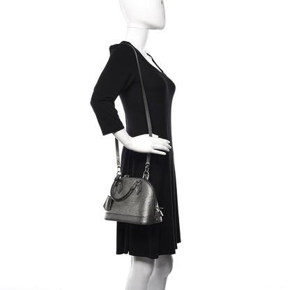 Louis Vuitton Epi Alma BB Platine 3 of 10
