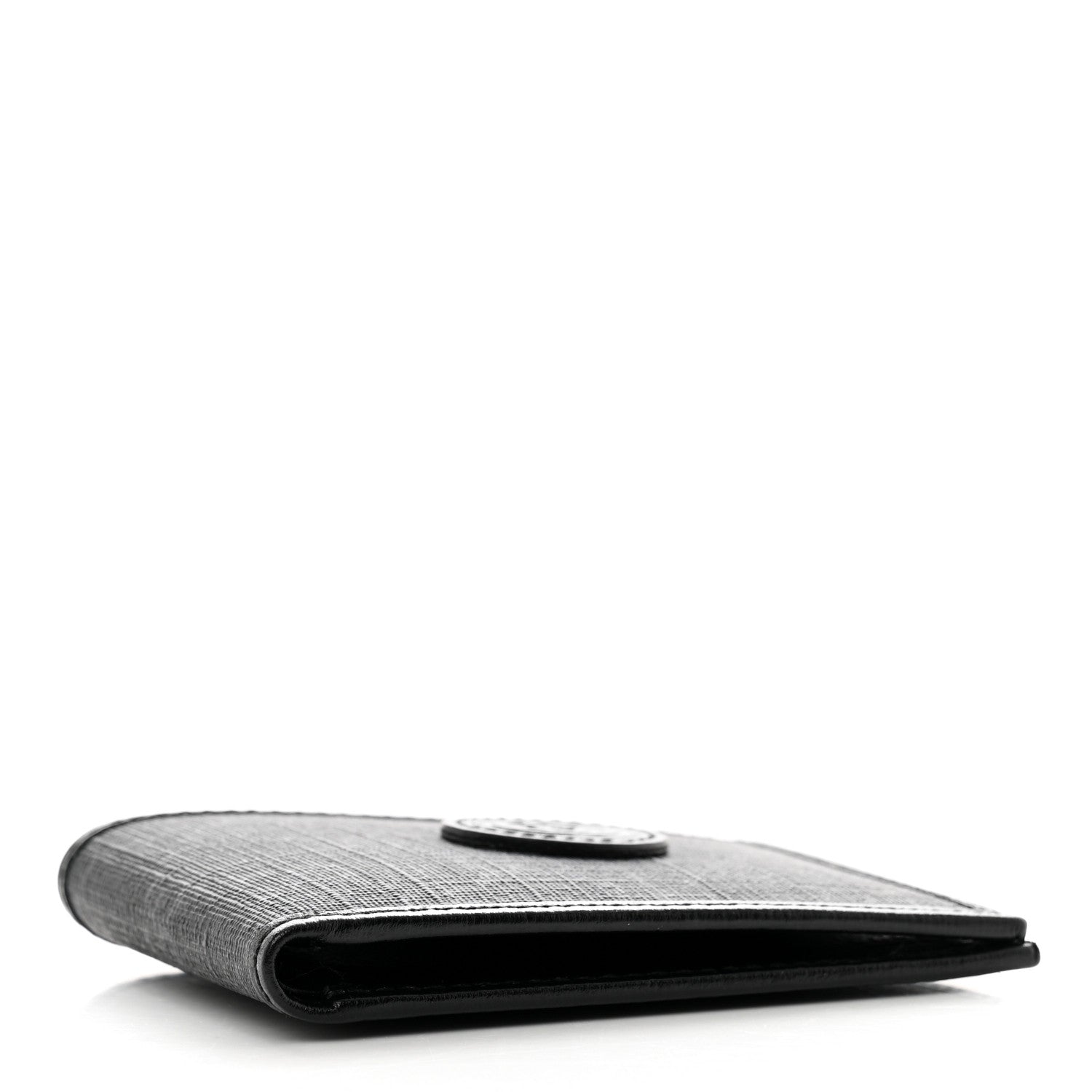Gucci GG Supreme Monogram Azalea Calfskin Retro Interlocking G Bi-Fold Wallet Black 4 of 7