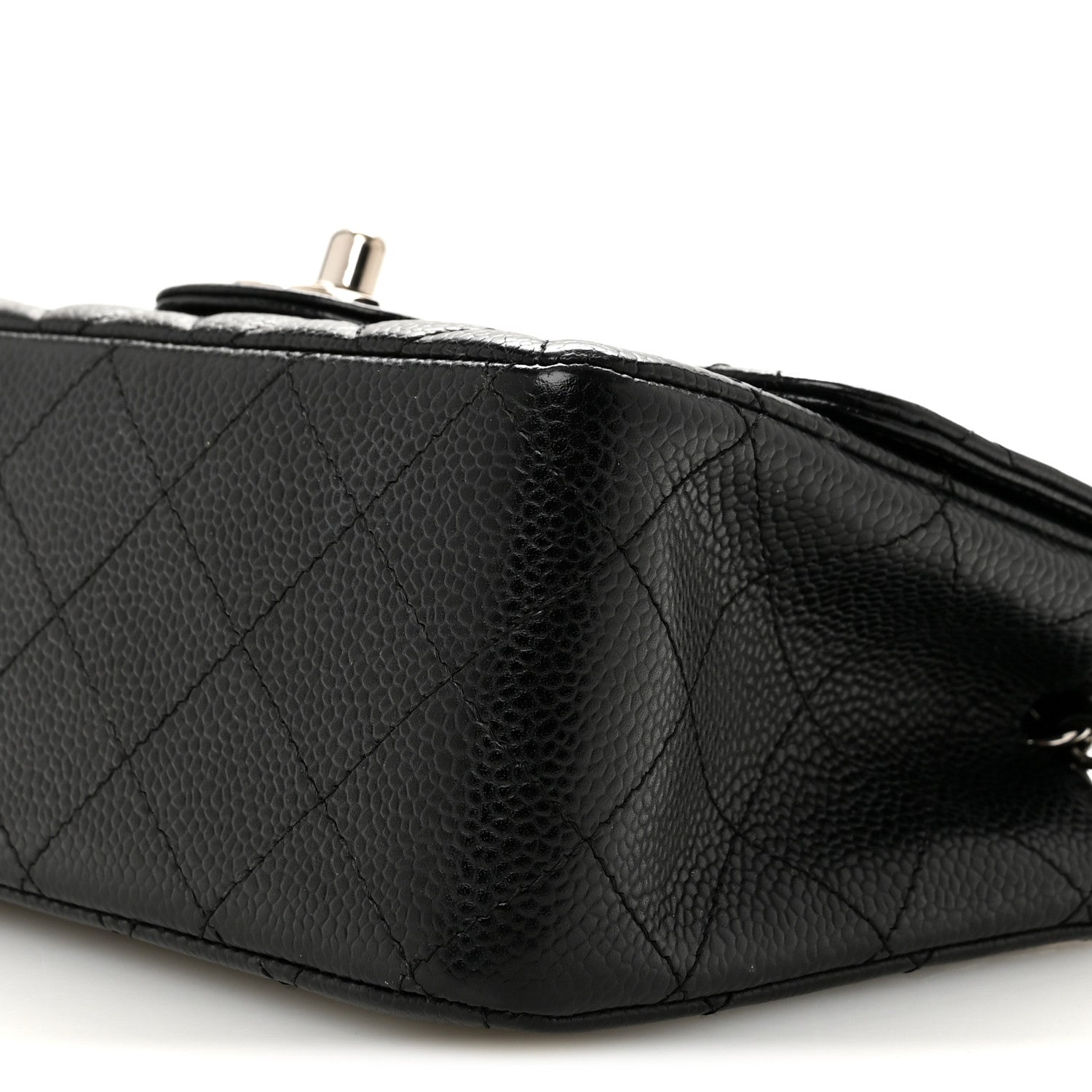 Chanel Caviar Quilted Mini Square Flap Black 10 of 14