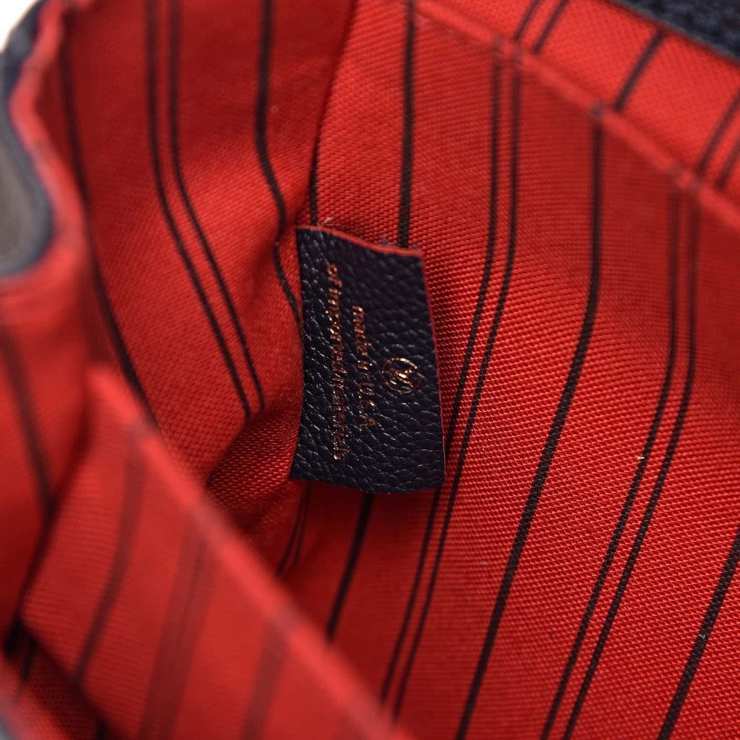 Empreinte Pochette Metis Marine Rouge