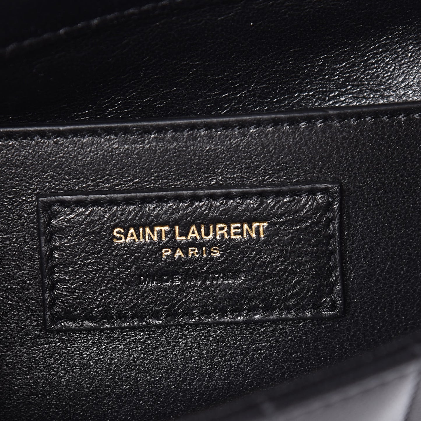 Lambskin Matelasse Monogram Small Vicky Chain Bag Black