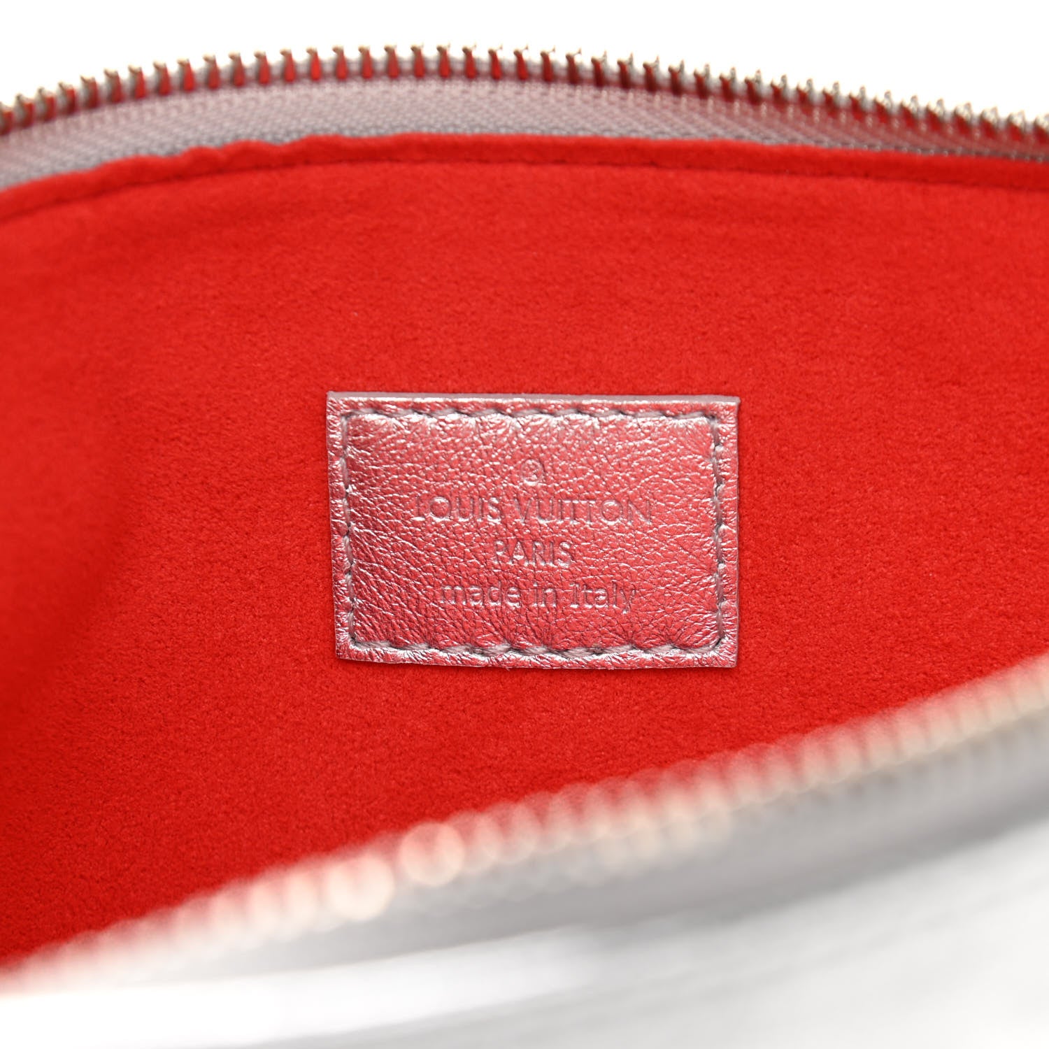 Louis Vuitton Metallic Lambskin Embossed Monogram Coussin PM Silver 7 of 10