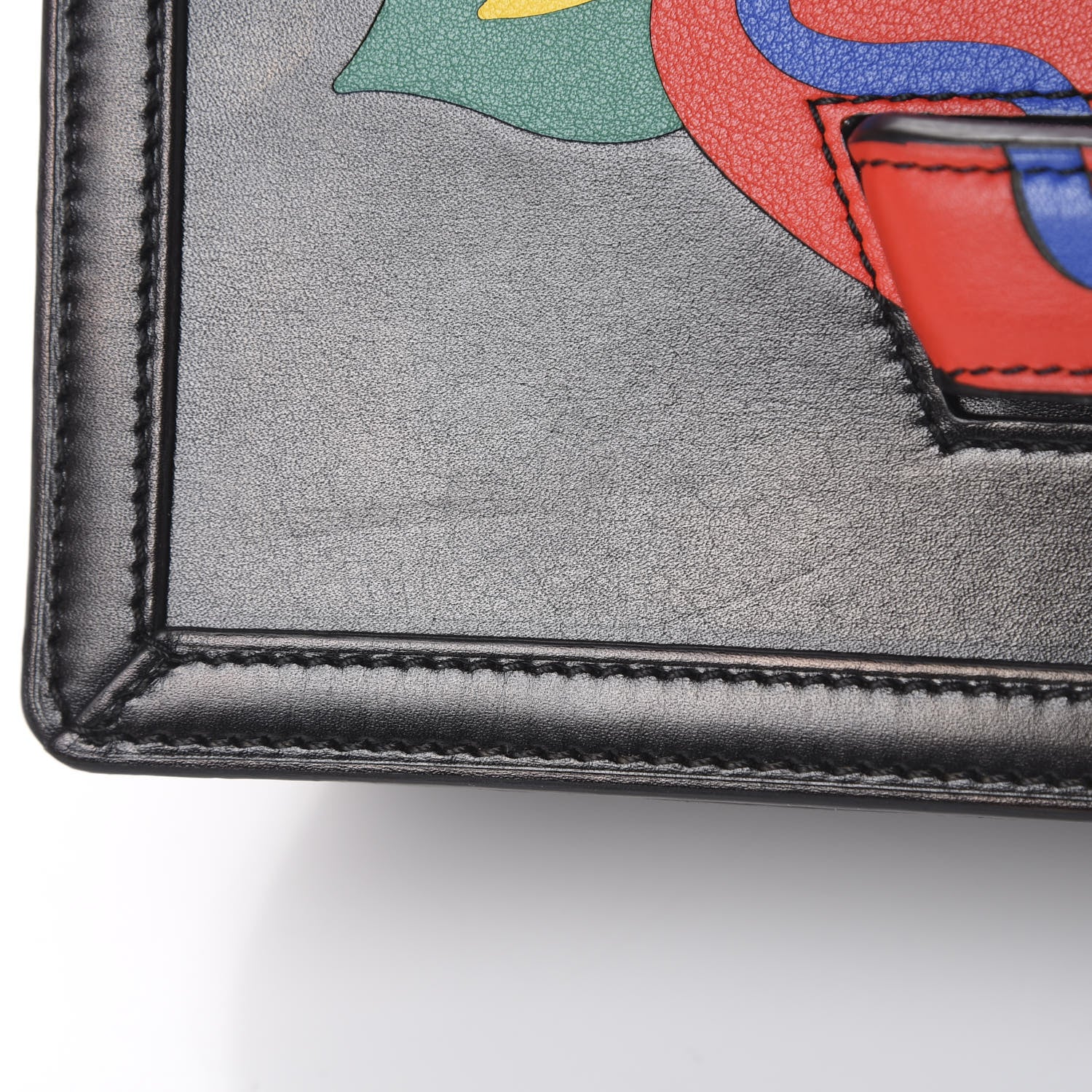 Loewe Calfskin Floral Print Small Barcelona Shoulder Bag Black 11 of 13