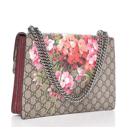 Gucci GG Supreme Monogram Blooms Medium Dionysus Shoulder Bag Beige Multicolor Dry Rose 3 of 7