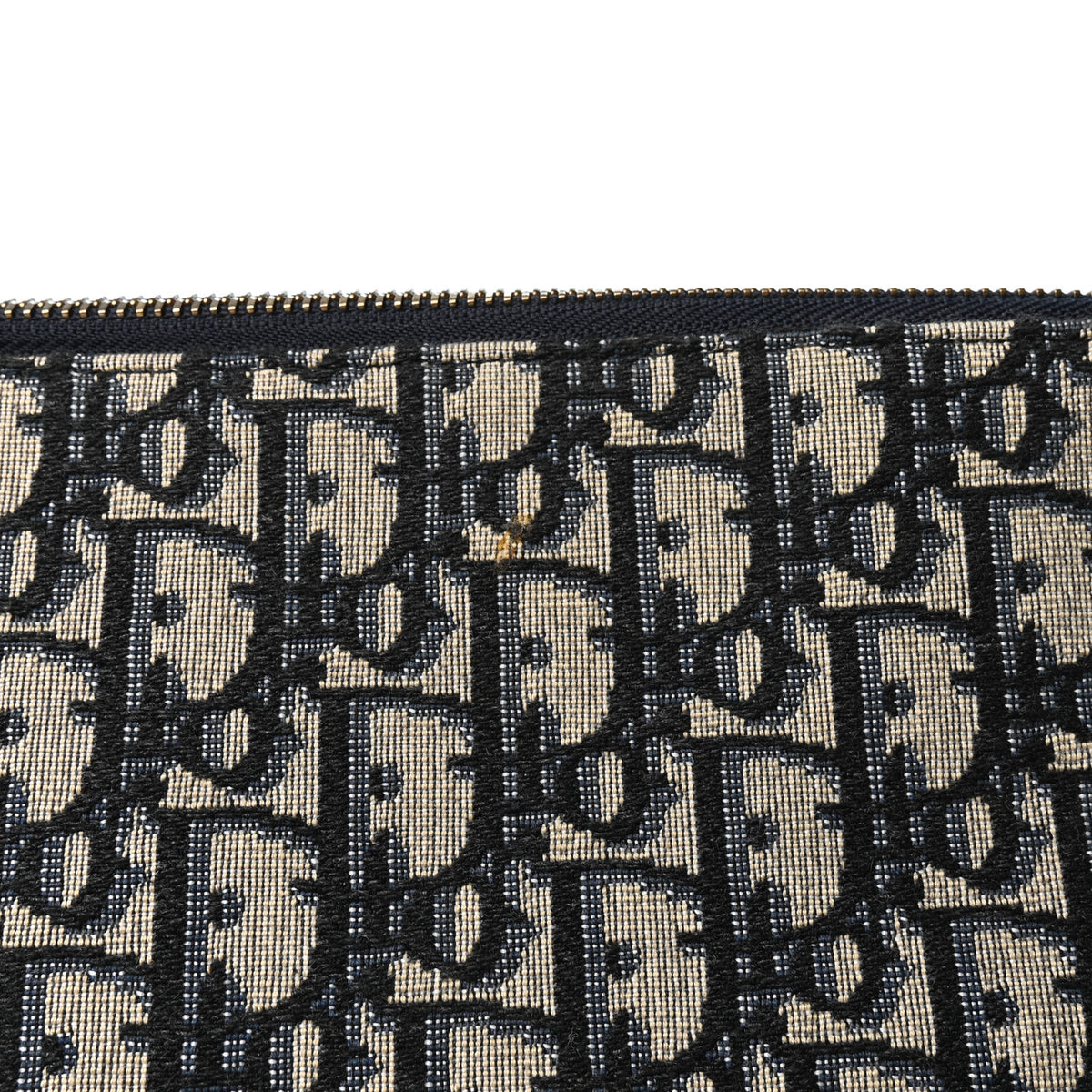 Oblique Pouch Clutch Blue