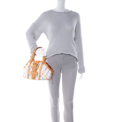 Louis Vuitton Monogram Multicolor Theda GM White 2 of 7