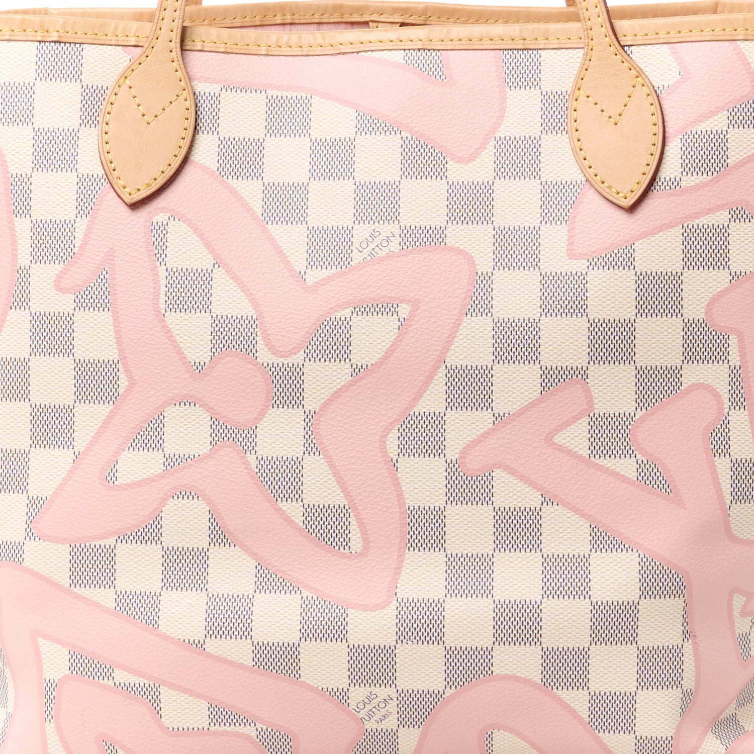 Louis Vuitton Damier Azur Tahitienne Neverfull MM 10 of 14