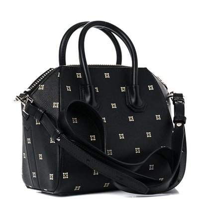 Givenchy Calfskin Mini Lilies Print Mini Antigona Black 3 of 11