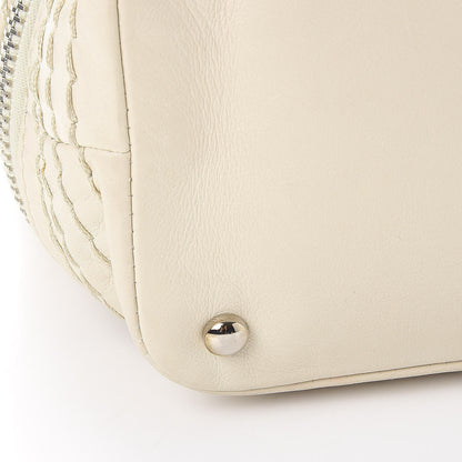 Chanel Calfskin Stitched Large Expandable Flap Bag White 12 of 15