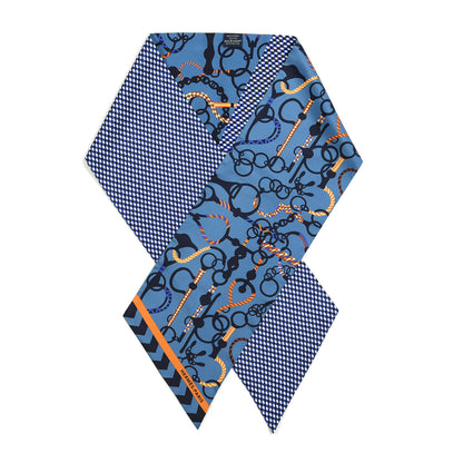 Hermes Silk Mors Et Tresses Maxi Twilly Cut 1 of 3