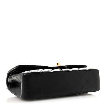 Chanel Lambskin Quilted Medium Double Flap Black 4 of 12