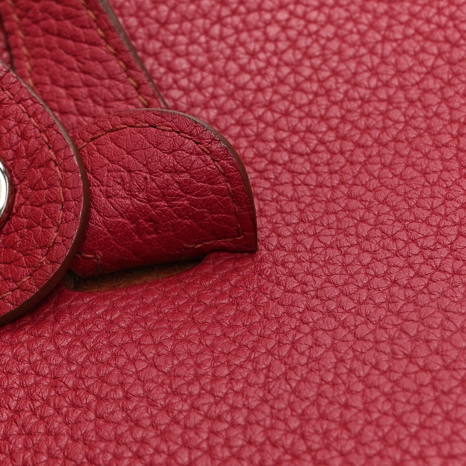 Hermes Taurillon Clemence EVELYNE III PM Rouge Grenat 7 of 11