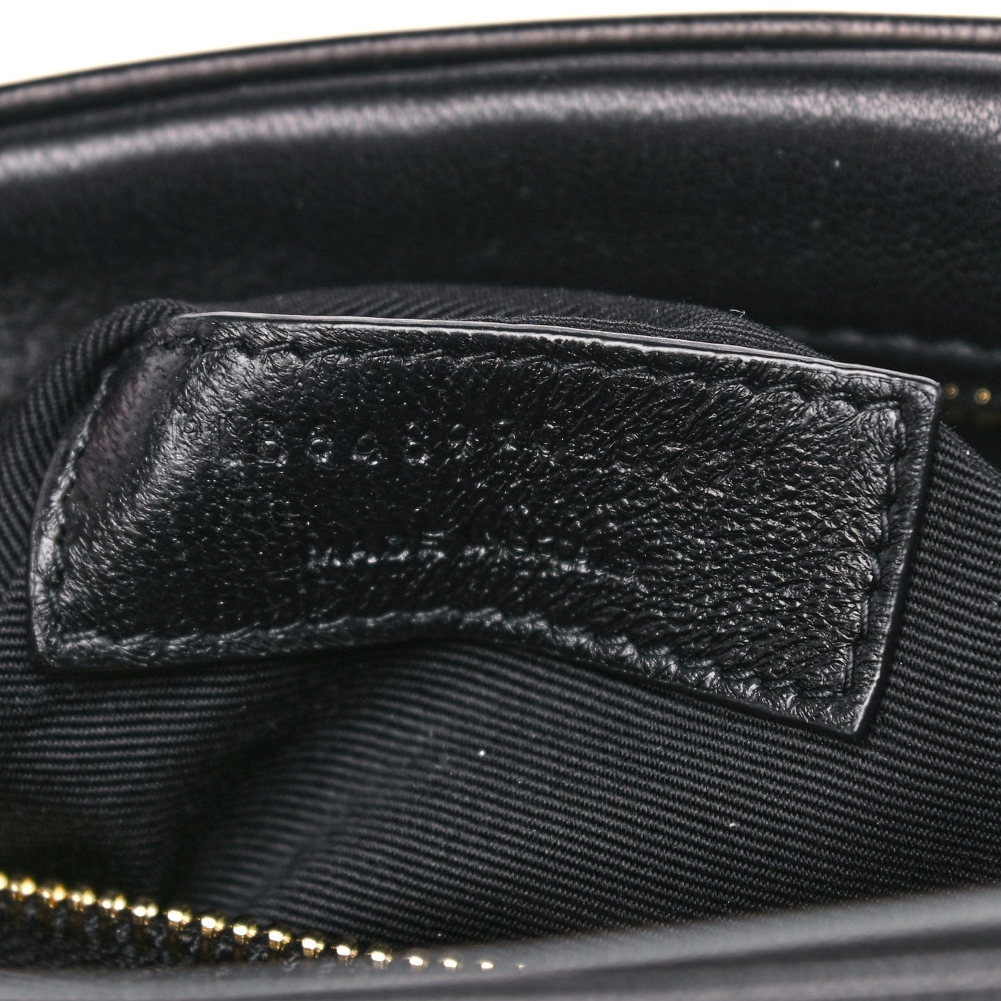 Lambskin Quilted Victoire Camera Bag Black