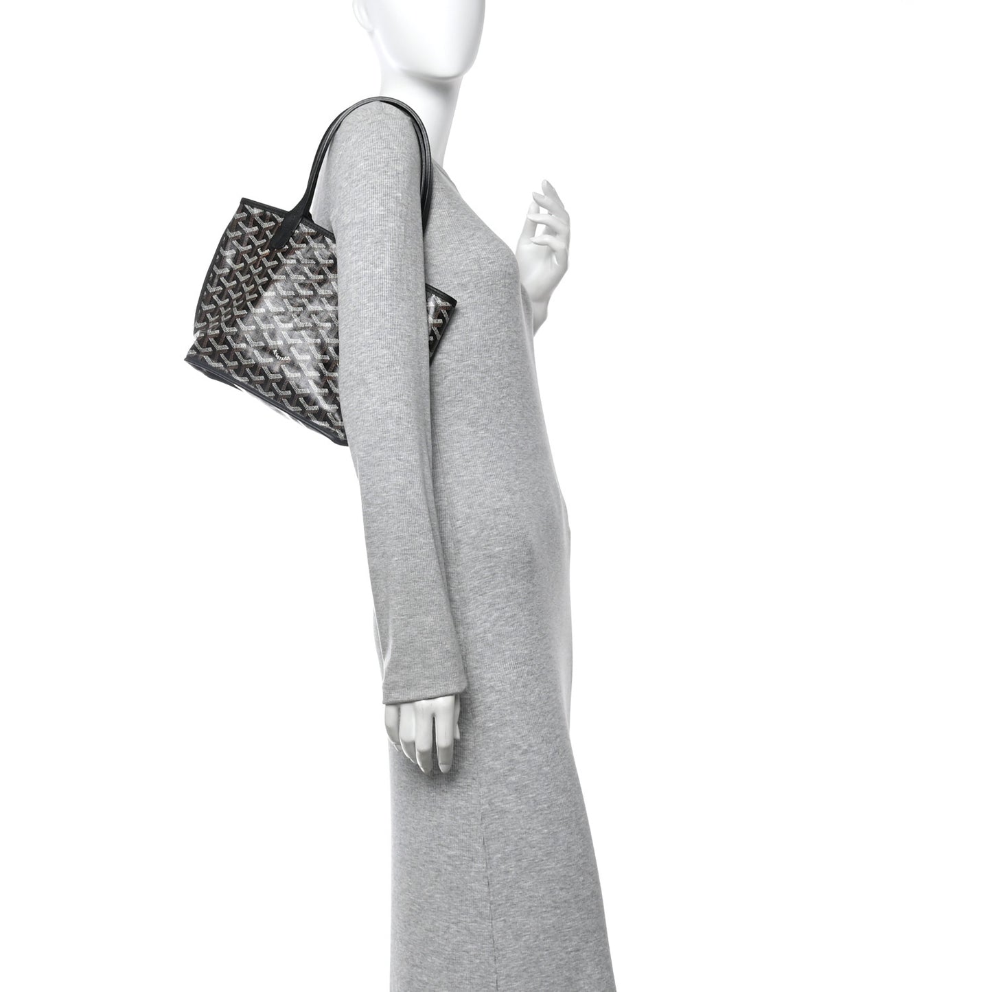 Goyardine Reversible Mini Anjou Black