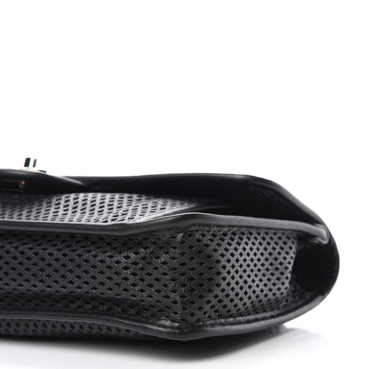 Chanel Perforated Calfskin Large Up In The Air Flap Black 7 of 10
