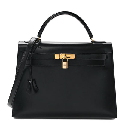 Hermes Box Kelly Sellier 32 Black 1 of 10