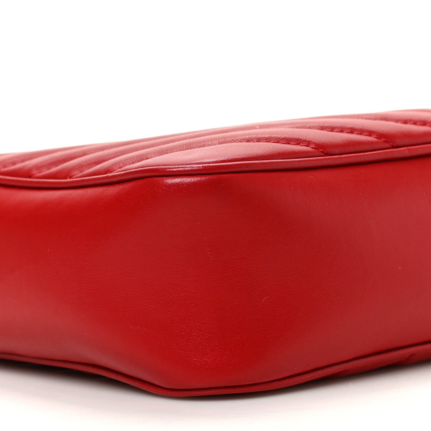 Saint Laurent Calfskin Matelasse Monogram Lou Camera Bag Opyum Red 7 of 8