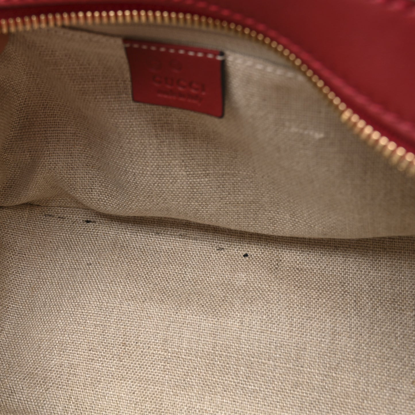 Soft Microguccissima Small Crossbody Bag Rosso