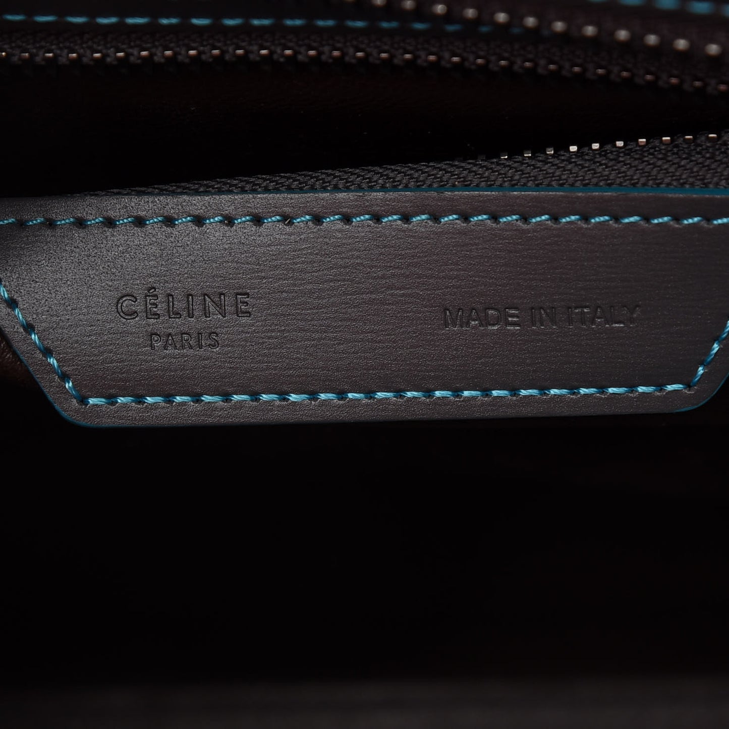 Satin Debossed Calfskin Micro Luggage Anthracite