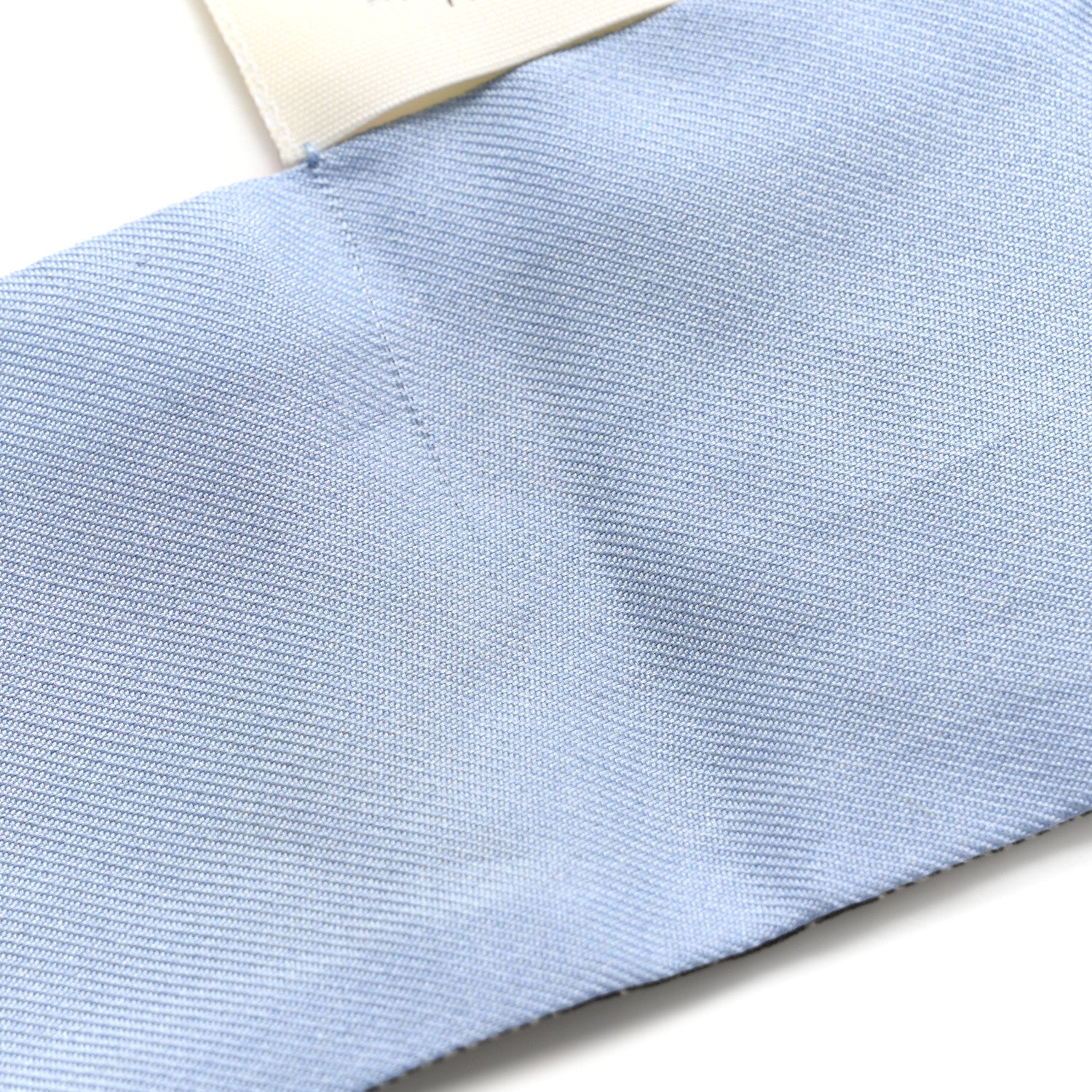 Gucci Silk Twill GG Monogram Special Flory Neck Bow Scarf Beige Sky Blue 5 of 6