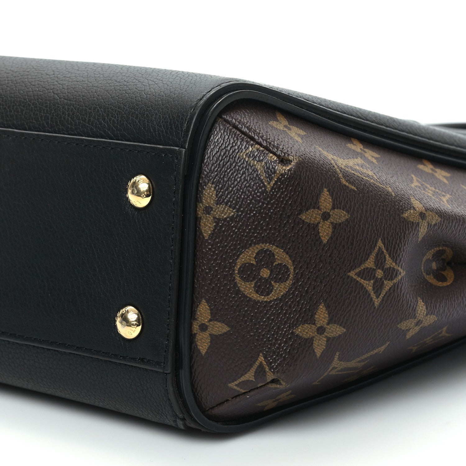 Louis Vuitton Calfskin Monogram Kimono Tote PM Black 9 of 11