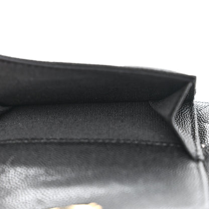 Chanel Caviar Quilted Pocket Twins Clutch With Chain Black 5 of 13