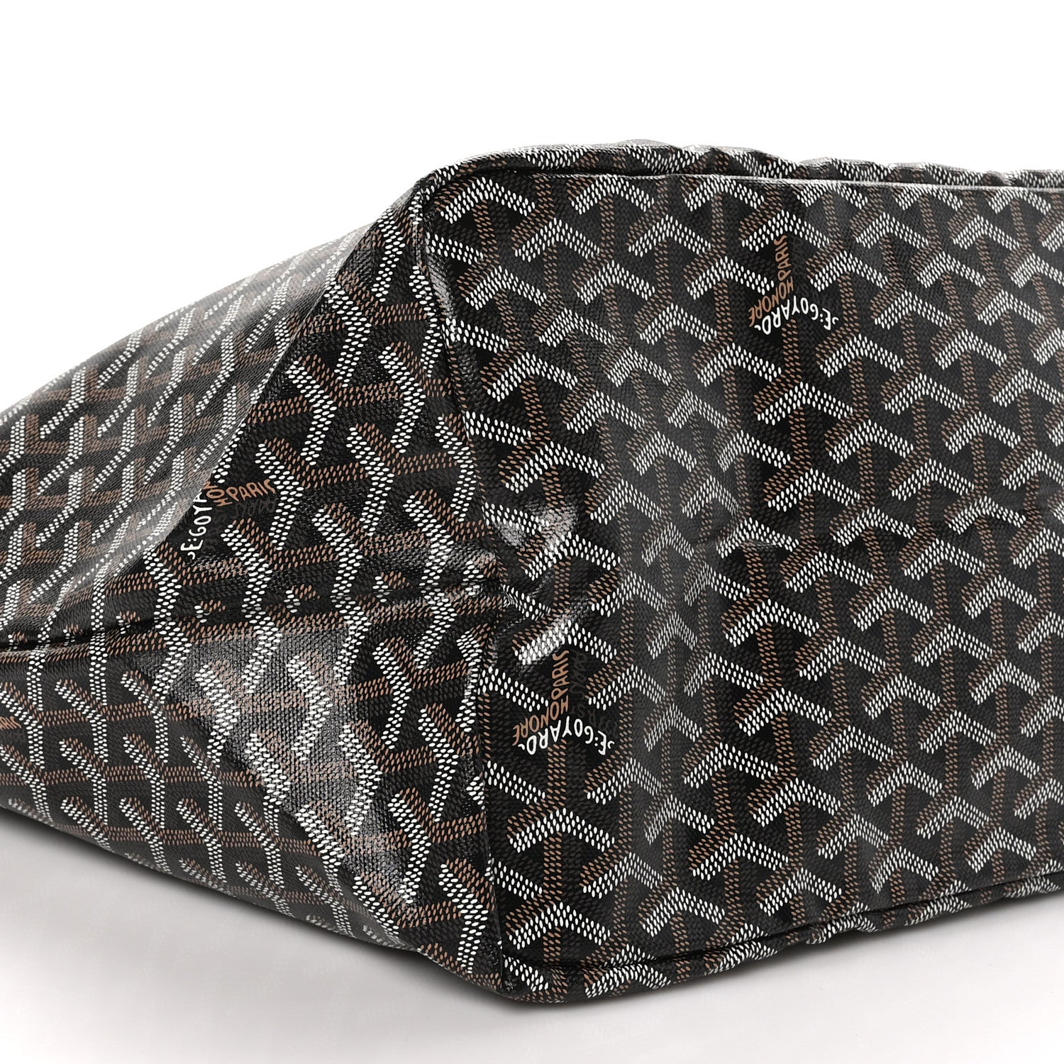 Goyard Goyardine Saint Louis GM Black Gold 10 of 11