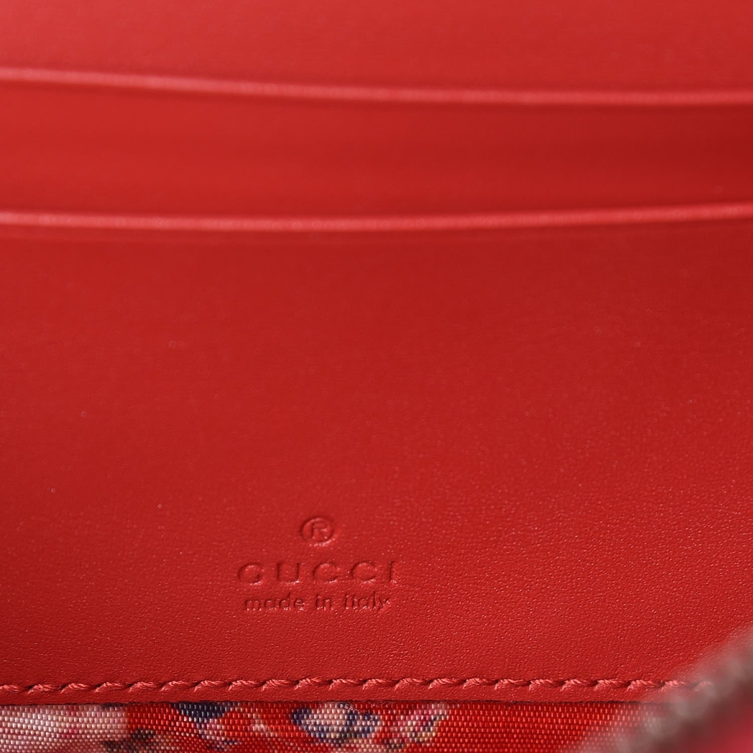Gucci Patent Rubber Game Patch Logo Belt Bag 95 38 Hibiscus Red 6 of 10