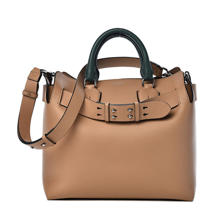 Burberry Soft Grain Calfskin Medium Belt Bag Light Camel Chalk White 1 of 11
