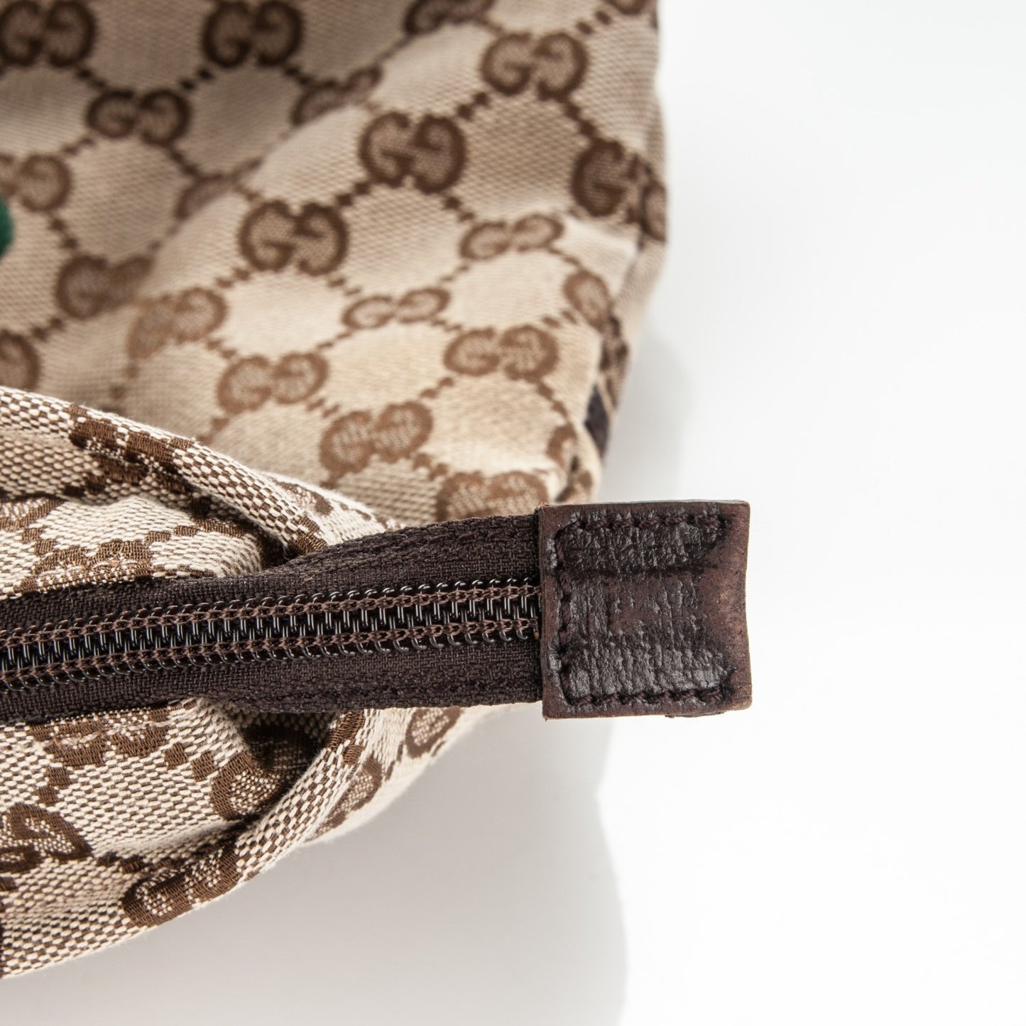 Monogram Web Large Diaper Tote Brown