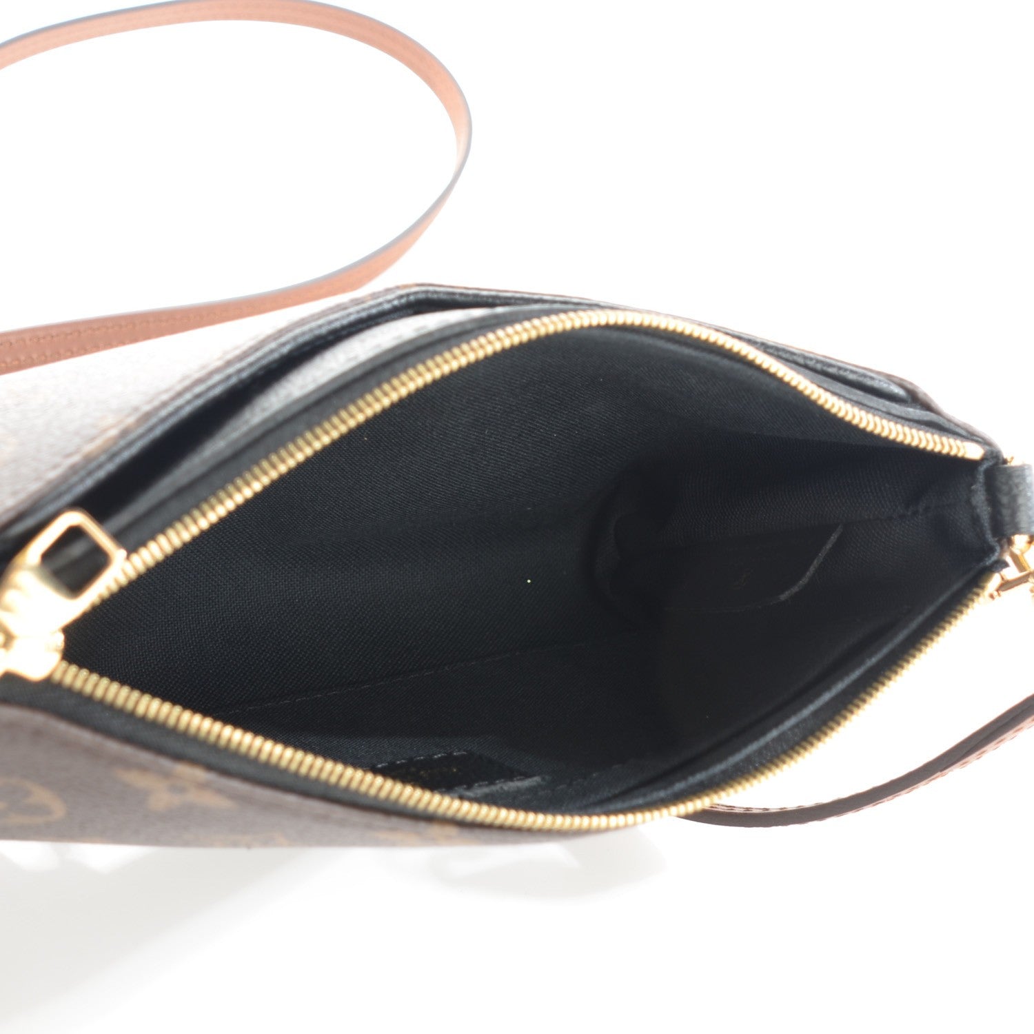 Louis Vuitton Monogram Pallas Clutch Black 5 of 8