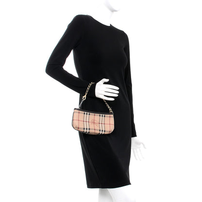 Burberry Haymarket Check Clara Pochette Chocolate 2 of 7