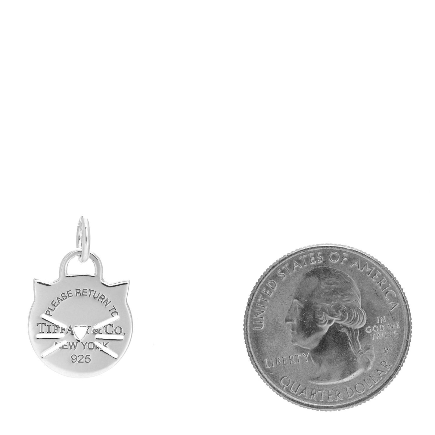 Sterling Silver Return to Tiffany Cat Charm