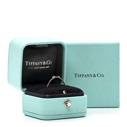 Tiffany 18K Rose Gold Diamond Elsa Peretti Hoop Ring 56 7.5 5 of 5