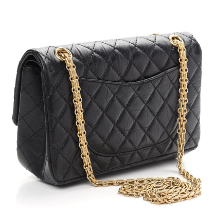 Chanel Aged Calfskin Quilted 2.55 Reissue 225 Flap Black 3 of 9