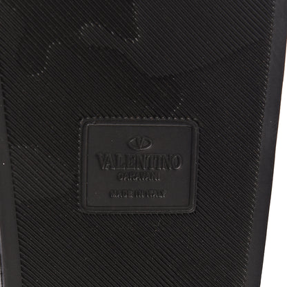 Valentino Garavani Rubber Lipstick Slide Sandals 38 Black 6 of 7