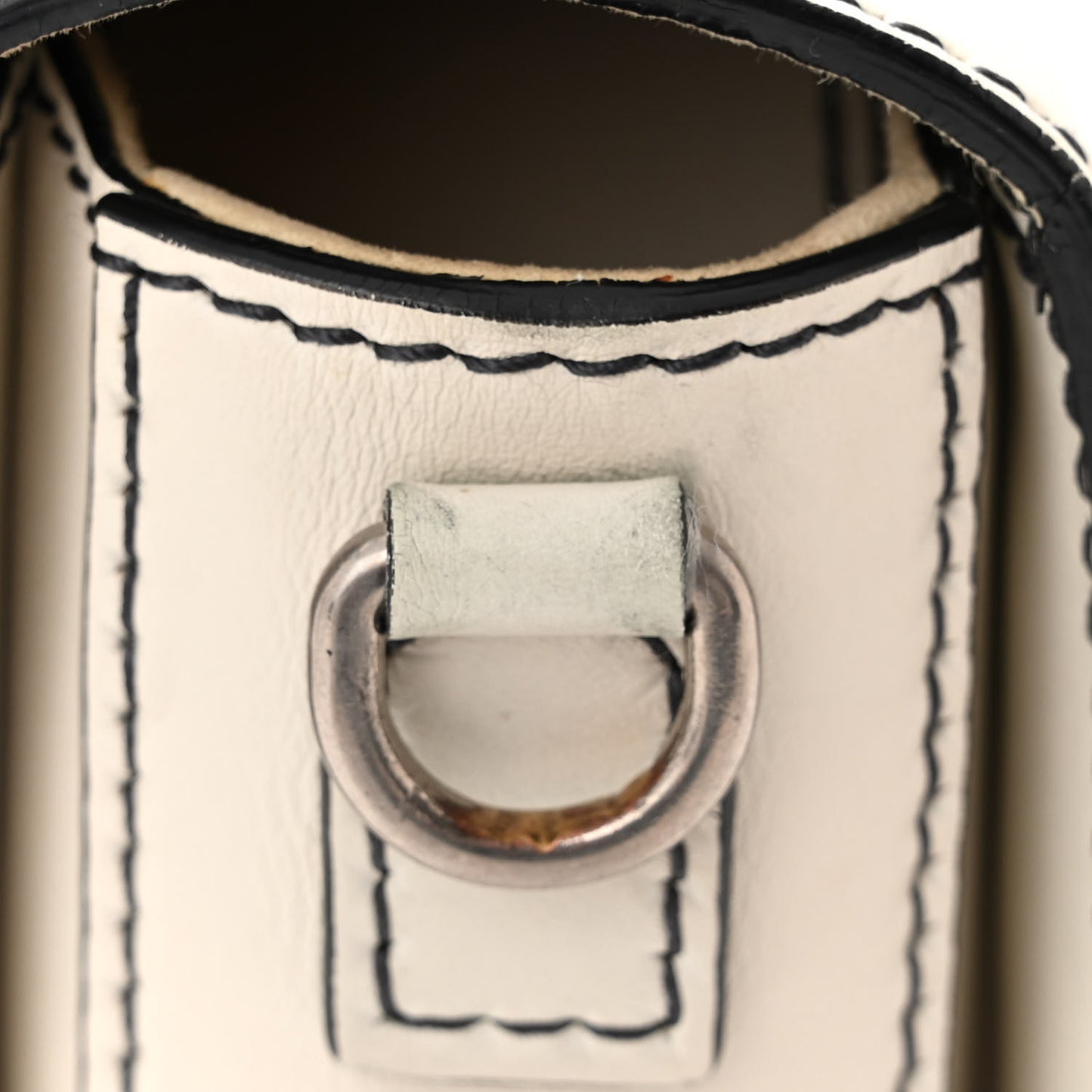Smooth Calfskin Dio(r)evolution Flap Bag Off White