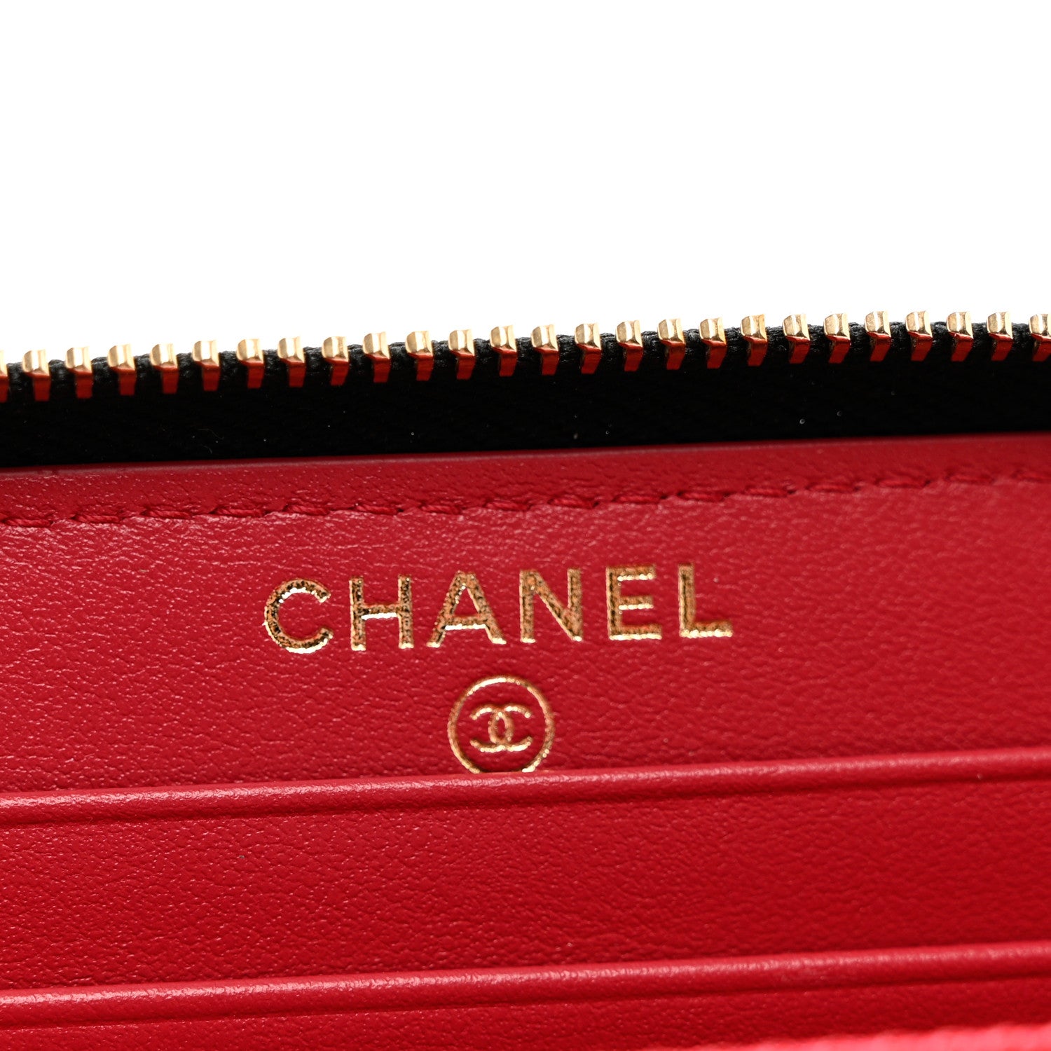 Chanel Goatskin Quilted Medium Chanel 19 Zipped Wallet Black 6 of 8