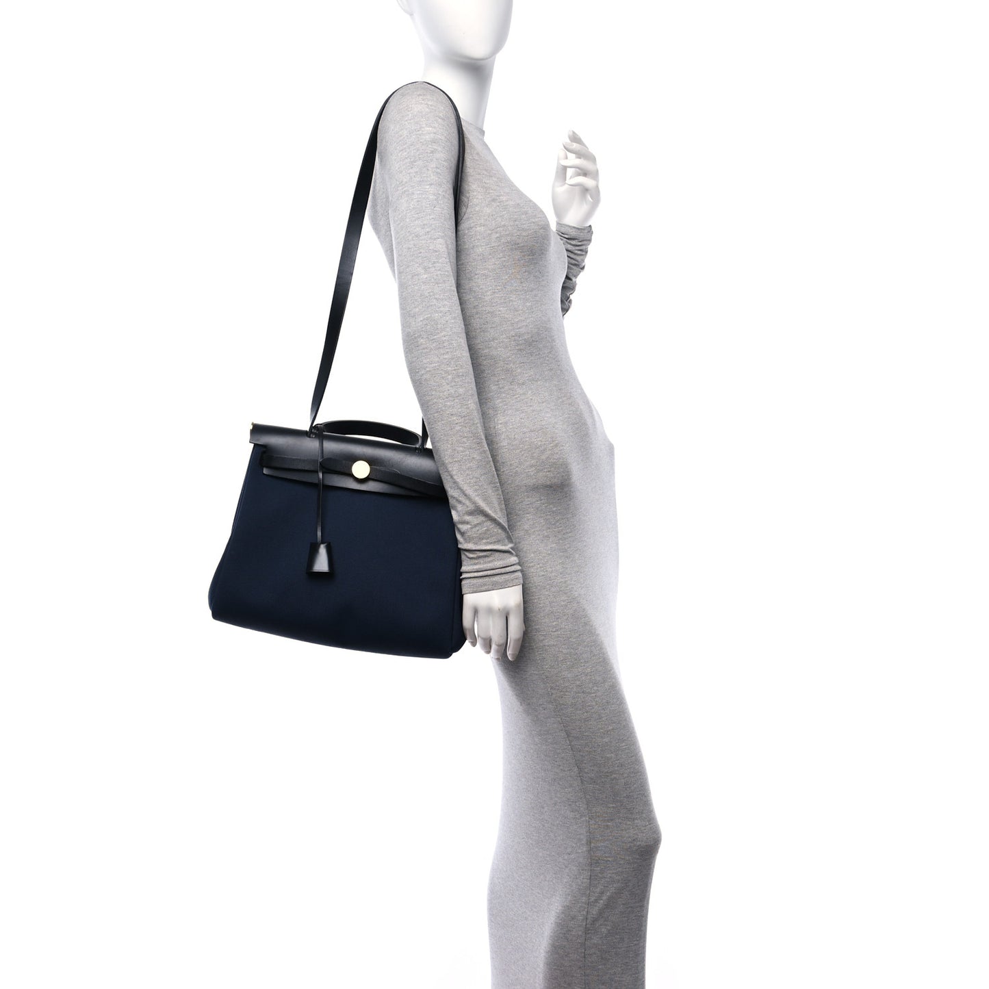 Military Toile Vache Hunter Herbag Zip Retourne 31 PM Bleu Marine Black