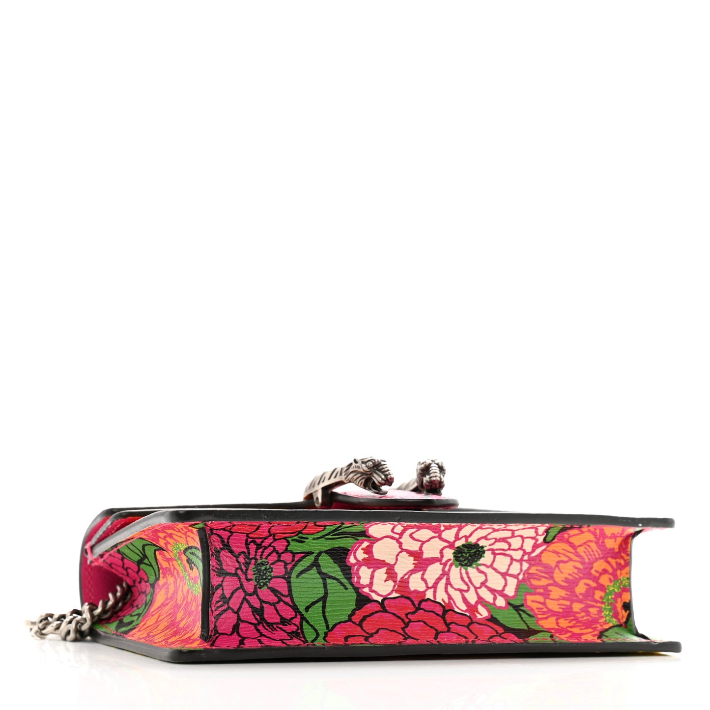 X KEN SCOTT New Shangai Calfskin Pomponica Print Super Mini Dionysus Shoulder Bag Multicolor