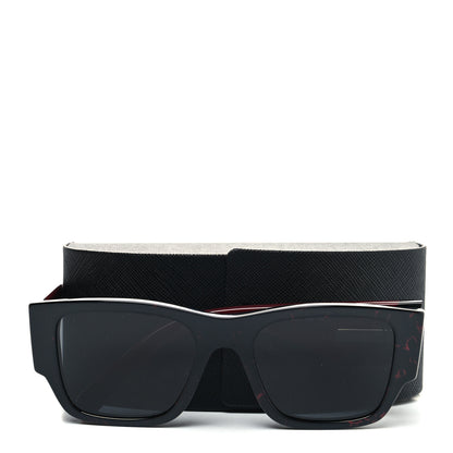 Prada Acetate Symbole Sunglasses SPR 10Z Black Red 7 of 7