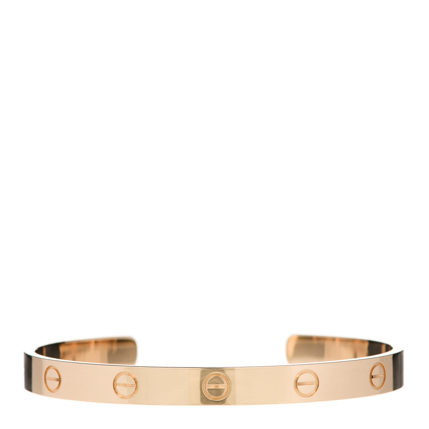 18K Yellow Gold LOVE Cuff Bracelet 18