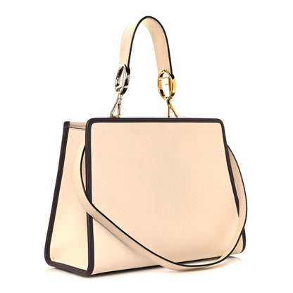 Fendi Vitello Century Normand F is Fendi Small Runaway Satchel Camelia Caramello Moresco 3 of 15