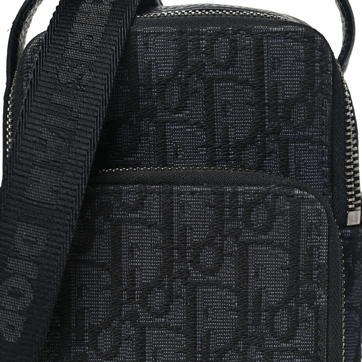 Christian Dior Oblique Micro Rider Pouch Black 7 of 10