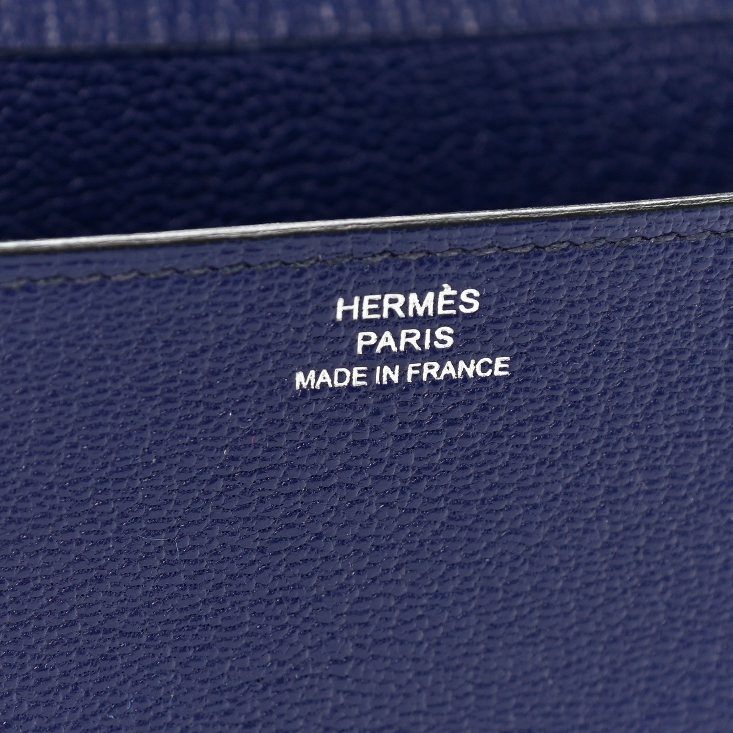 Hermes Chevre Mysore Clic 16 Wallet Blue Encre 6 of 11