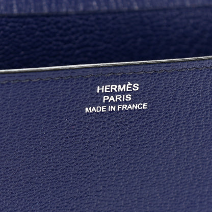 Hermes Chevre Mysore Clic 16 Wallet Blue Encre 6 of 11