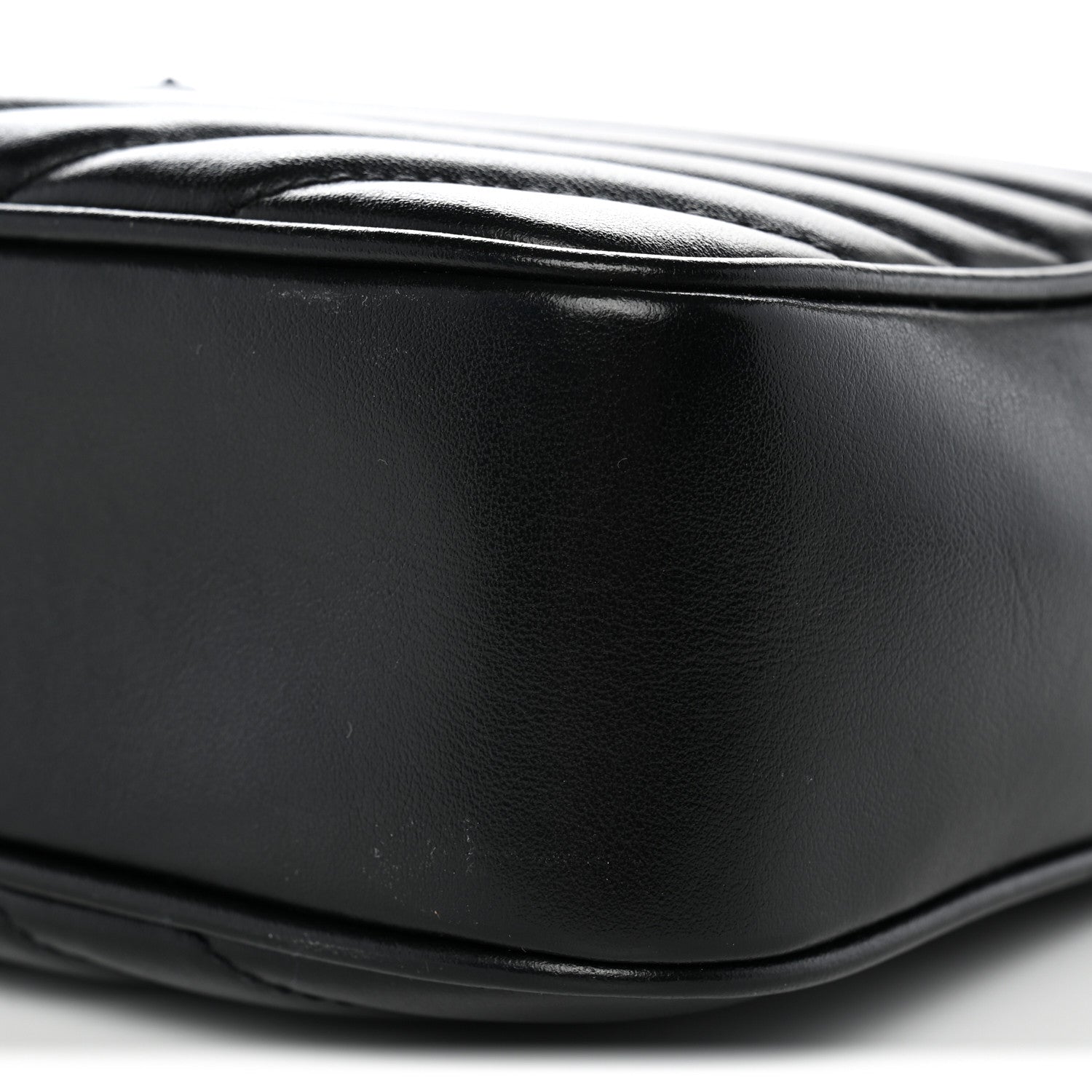 Saint Laurent Calfskin Matelasse Monogram Monochrome Lou Camera Bag Black 11 of 11