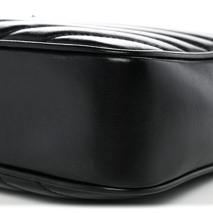 Saint Laurent Calfskin Matelasse Monogram Monochrome Lou Camera Bag Black 11 of 11